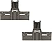 UPGRADED Lifetime Appliance (2 Pack) UPGRADED W10350376 Upper Rack Adjuster Compatible with Whirlpool, KitchenAid Dishwasher