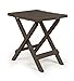 Camco Adirondack Portable Outdoor Folding Side Table, Perfect For The Beach, Camping, Picnics, Cookouts and More, Weatherproof and Rust Resistant - Mocha (51882) primary