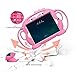Kids Case for New iPad 2017/2018 - CHINFAI [Double-Faced Monkey Series] Shock Proof Handle Stand Silicone Protective Cover for 9.7 inch iPad Pro/Air/Air2/5th/6th Tablet (Pink)