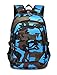 BLUEFAIRY Kids Backpacks for Girls Boys Elementary School Bags Kindergarten Bookbags (CAMO BLUE)
