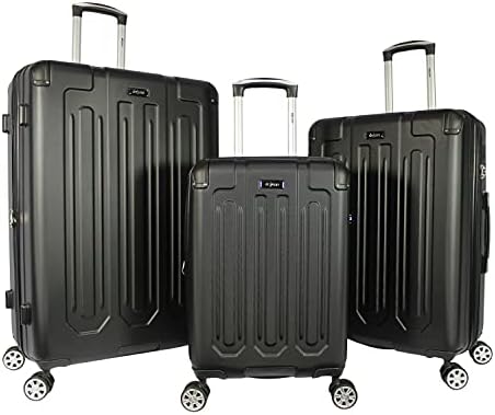 Amazon.com | Dejuno Monroe 3-Piece Hardside Spinner TSA