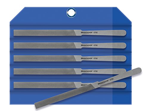 MATADOR, 0780 0001, Set di file di contatto, 6 pezzi 150 x 8 x 0,8