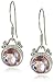 Amazon Collection Sterling Silver and Rainbow Blush Quartz Earrings