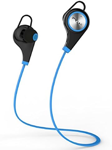Bluetooth Headphones, UKINDA Wireless Bluetooth Earbuds Headset Earphones Noise Cancelling,Running, Exercise,Hiking Sports;Sweatproof. Suitable for IOS &amp; Android Devices(Blue)