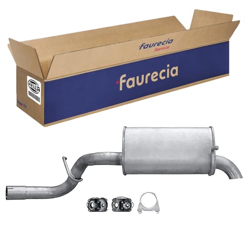 HELLA 8LD 366 032-941 Silenziatore posteriore, Easy2Fit® Kit, posteriore, monopezzo, Kit con parti annesse