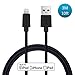 [Apple Mfi Certified] LINKPIN PVC 10ft/3M Lightning 8pin to USB SYNC Cable Charger Cord with 2 Years Warranty(Black)