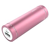 AUKEY 5000mAh Portable Charger for iPhone iPad Samsung Google & More - Pink