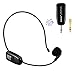 EASJOY Wireless Microphone Headset, 2.4G Wireless Mic Headset and Handheld 2 in 1 Mics, 160 ft Range for Voice Amplifier, PA System, Teacher, Tour Guides, Fitness （Not Supported Phone/Mac/Laptop
