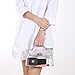 kilofly Women's Purse Small Transparent Shoulder Crossbody Clear Clutch + Wallet