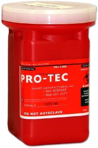 Sharps Disposable By Mail System 1 Each Single Size 1 Quart, Holds Approx 50 - 70 1cc Syringes SHARPS COMPLIANCE INC SCP10100012 (Each)