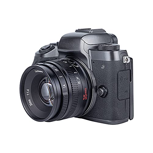 7artisans 35mm F1.4 Mark II APS-C Manual Focus Fixed Lens Large Aperture Compatible with Fujifilm Fuji Camera X-A1 X-A10 X-A2 X-A3 A-at X-M1 XM2 X-T1 X-T3 X-T10 X-T2 X-T20 X-T30 X-Pro1 X-Pro2 X-E1