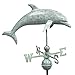 Good Directions Dolphin Weathervane, Blue Verde Copper