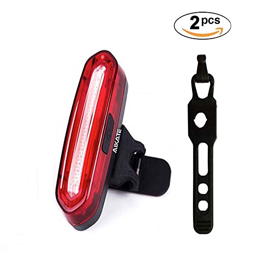 Buy Bike Tail Light USB Rechargeable, ULTRA BRIGHT AIKATE Bicycle