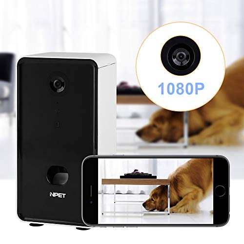 NPET Smart Pet Camera Dog Treat Dispenser, WiFi Pet Monitor Indoor with