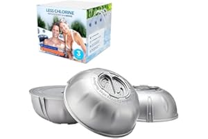 IZAYOI Hot Tub Replacement Chlorine Cartridge Compatible with The Frog Floating System，Perfect for hot tubs up to 600 gallons - Hot Tub Sanitizêr System Supports Less Chlorine Use - 3 Pack