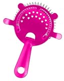 Cocktail Strainer Four Prong Powder Coated Neon Pink by 
