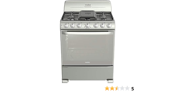 Mabe Estufa 76 cm Acero Inoxiable EM7641BAIS0 Silver : Amazon.com.mx: Hogar  y Cocina