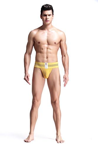 Fayesmiling Men's Jockstrap Workout Supporter Multi Colors