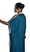 Moroccan Caftan Handmade with Gold Hand Embroidery Long Length Teal Blue