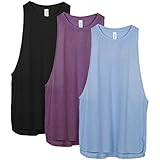 icyzone Yoga Tops Activewear Workout Clothes Sports Racerback Tank Tops for Women