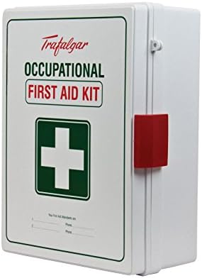 National Workplace First Aid Kit Wall Mount ABS Case Bynational Workplace First Aid Kit Wall Mount ABS Case By Trafalgar
