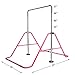 Safly Fun Gymnastics Bars Expandable Children's Training Monkey Folding Bars Climbing Tower Child Play Training Gym (Pink)