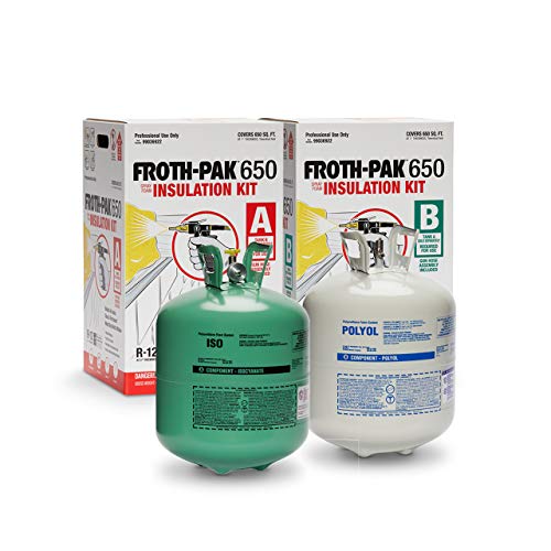 FrothPAK 650, Spray Foam Insulation Kit, Class A fire Rated 650 sq ft, 30 ft Hose Pricepulse
