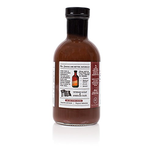 True Made Foods Vegetable BBQ Sauce, Paleo Friendly, Non-GMO, 50% Less Sugar, 18 oz Glass Bottle