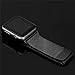 OROBAY Replacement Band for Apple Watch, Stainless Steel Mesh Loop Magnetic Closure Clasp Apple Watch Wristband Strap for Apple iWatch Sports&Edition (Black, 38 mm)