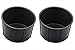 2009-2014 Ford F-150 Rear Center Console Cup Holder Rubber Insert Liners Set OEM