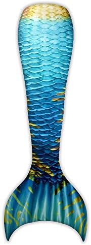 Mermaid Tail for Girls, Boys & Kids - Monofin for Swimming Included (Caribbean Dream, 6)