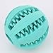 Toy Ball for Dogs - Dental Treat, Bite Resistant, Indestructible Non-Toxic Strong Tooth Cleaning Dog Toy Balls for Pet Training, Playing, Chewing - Soft Rubber, Bouncy, Tennis Ball