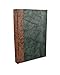 Kathmandu Valley Co. Nepali Eco Writing Journal with Vintage Handmade Lokta Paper, Clean-cut, Made in the Himalayas of Nepal, 6x9 Inches (Forest Green, Standard)