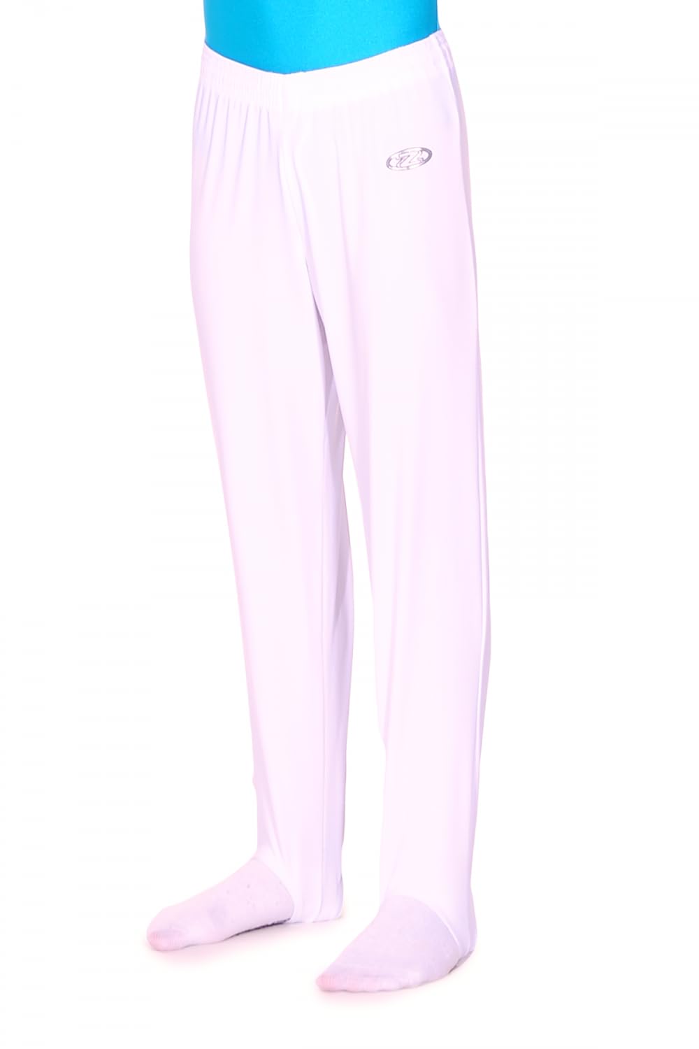 The Zone Boys'/Men's Gymnastics Stirrups 28 - Age 7/8 White