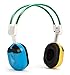 Bravo View IH-03A - Kid Friendly Automotive IR Wireless Headphones (Blue/Yellow)