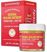 Puremedy Original Healing Ointment, Homeopathic All Natural First Aid Salve Relieves Symptoms of ...