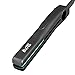 BERTA 0.5 in Mini Hair Straightener Ceramic Tourmaline Hair Flat Iron for Travel, Black