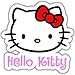 Hello Kitty Vynil Car Sticker Decal - Select Size