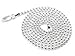 2mm Sterling Silver Bead or Ball Chain Necklace(Lengths 14