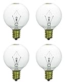 Memotronics 20 Watt Light Bulb for Mid-Sized Scentsy Wax Fragrance Warmers/Diffusers, Pack of 4 Bulbs