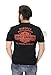Harley-Davidson Mens Rumbling Anthem Eagle Flames Black Short Sleeve T-Shirt - 4X