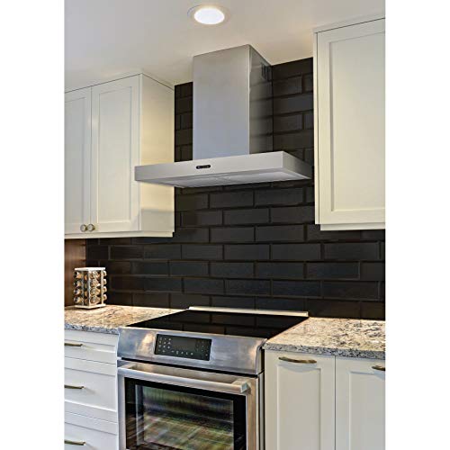 BroanNuTone 24inch WallMount ChimneyStyle Convertible Range Hood