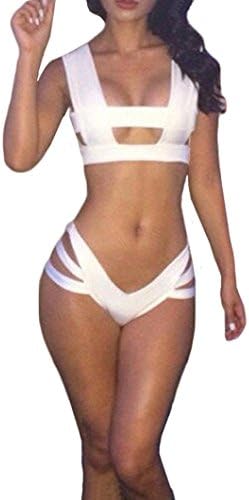 Women Bandage Lace Bra Panty Hollow Out Lingerie Babydoll Bodysuit Two Piece Sets