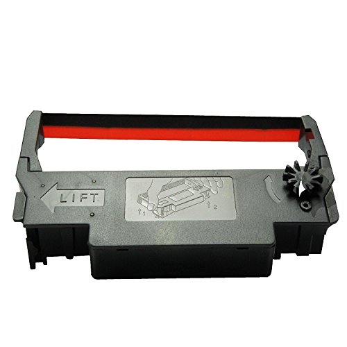 ERC-30 34 38 Ribbon Ink Cartridge Receipt Printer Black and Red, ERC30 Compatible with Epson Printer SNBC BTP-M280, BTP-M280A, BTP-M280B, BTP-M280D, BTP-M300, POS (6 Pack)