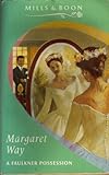 Front cover for the book A Faulkner Possession by Margaret Way
