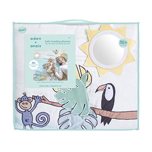 aden + anais baby bonding tapete - tapete reversible de 45 