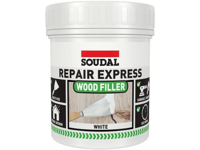 Soudal Repair Express Wood Filler 1 PART 400G - WHITE