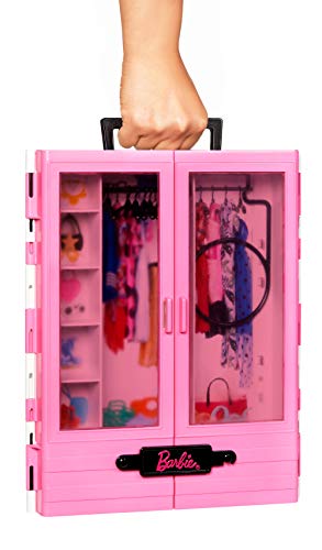 Barbie GBK11 - Traum Kleiderschrank, tragbares Modespielzeug für Kinder von 3 bis 8 Jahren – Bild 6