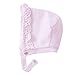 Toubaby Toddler Girl Autumn Winter Pink Lace Bonnet Baby Hats 0-18M (0-6M, pink2)