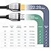 Zeskit HDMI Cable 6.5ft (4K 60Hz HDR UHD 4:4:4) - HDCP 2.2 - HDMI 2.0 High Speed 18Gbps - 3D Audio Return Ethernet 2160p 1080p - for Samsung Xbox Playstation PS3 PS4 nVidia Apple TV Fire TV Netflix